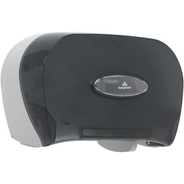 Georgia-Pacific 2-Roll Side-By-Side Standard Roll Toilet Paper Dispenser - Image 3