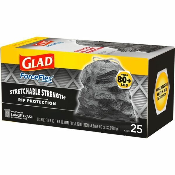 Glad ForceFlexPlus Large Drawstring Trash Bags - Image 3