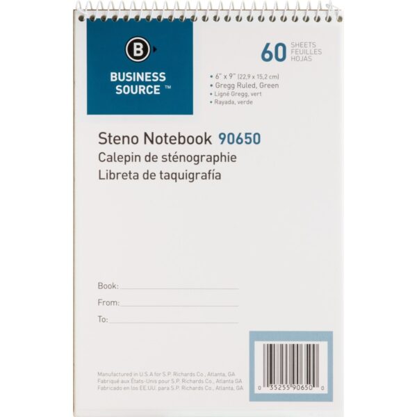 Business Source Steno Notebook - Image 2