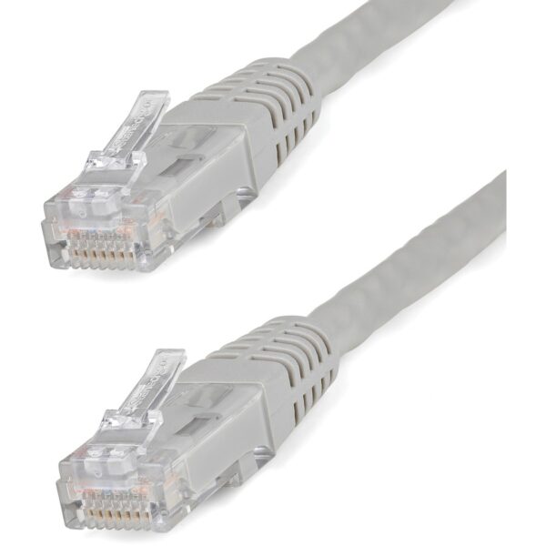 StarTech.com 10ft Gray Molded Cat6 UTP Patch Cable ETL Verified