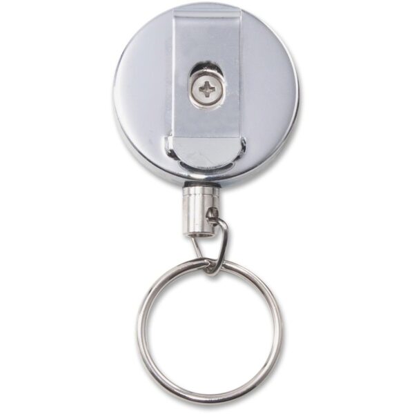 Advantus Heavy-Duty Steel Chain Retracting ID Reel - Image 2