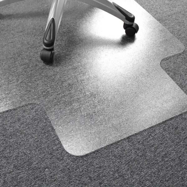 Cleartex Cleartex Ultimat Polycarbonate Lipped Chair Mat for Carpets up to 1/2" - 48" - Image 2