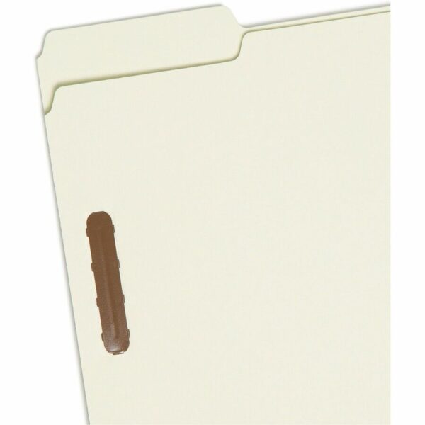 Smead 1/3 Tab Cut Letter Recycled Fastener Folder - Image 2