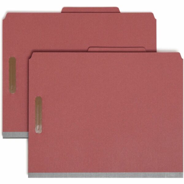 Smead 2/5 Tab Cut Letter Recycled Classification Folder