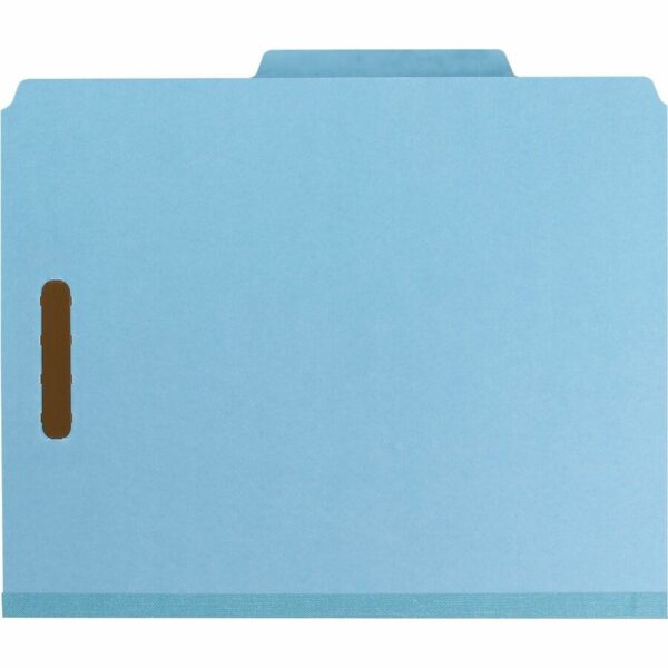 Smead 2/5 Tab Cut Letter Recycled Classification Folder - Image 2