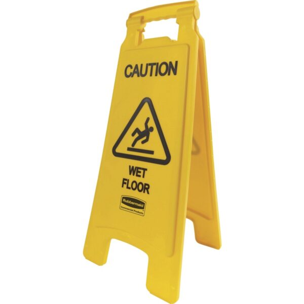 Rubbermaid Commercial Caution Wet Floor Safety Sign