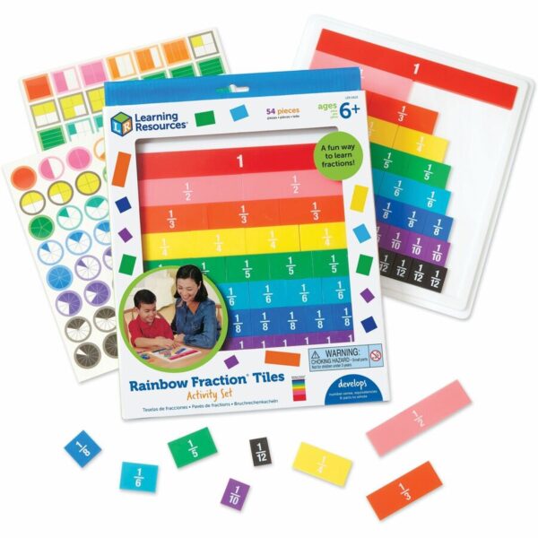 Rainbow Fraction Tiles