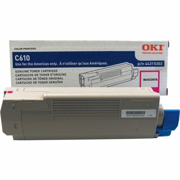 Oki Original LED Toner Cartridge - Magenta - 1 Each