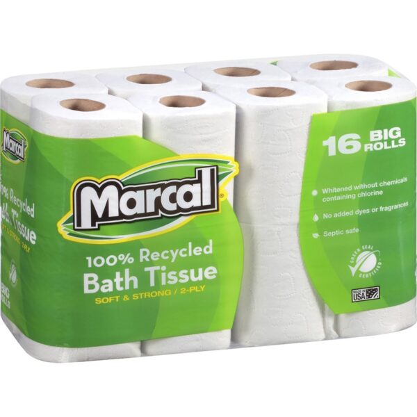 Marcal 100% Recycled Soft/Strong Bath Tissue