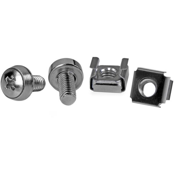 StarTech.com 50 Pkg M6 Mounting Screws and Cage Nuts for Server Rack Cabinet