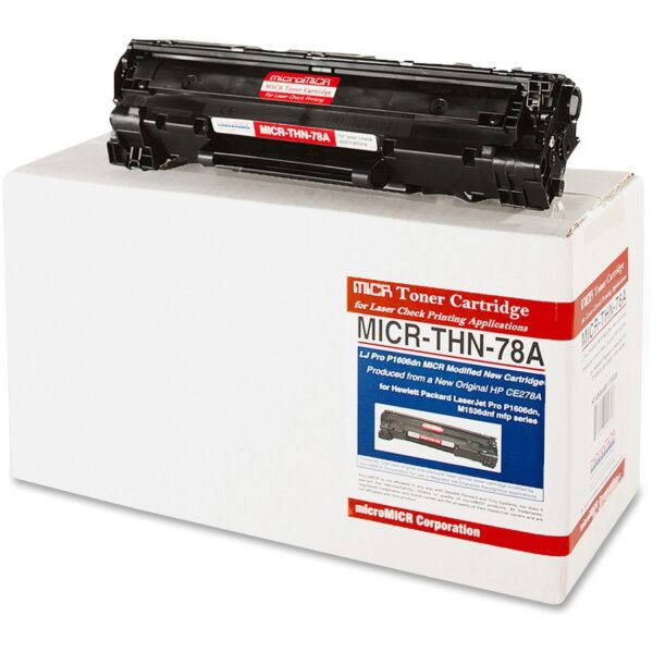 microMICR MICR Laser Toner Cartridge - Alternative for HP CE278A - Black - 1 Each