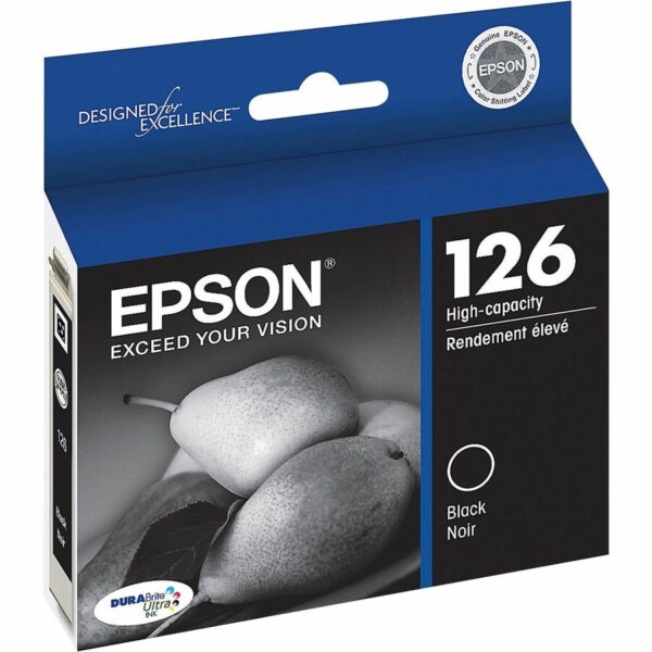 Epson DURABrite No. 126 Original Inkjet Ink Cartridge - Black - 1 Each