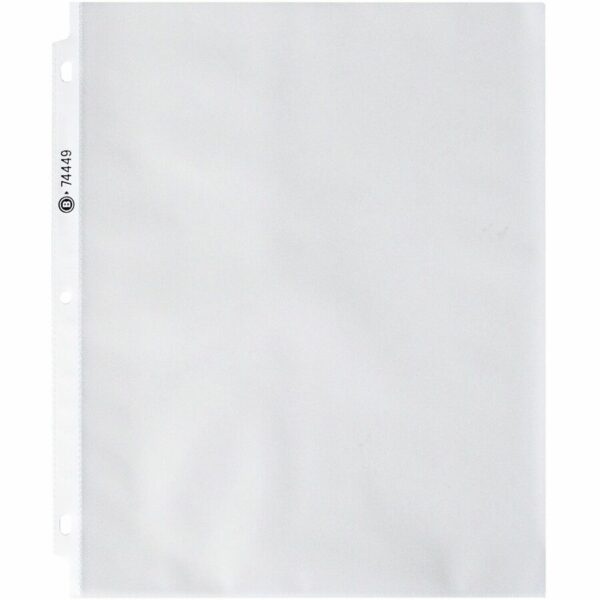 Business Source Nonglare Top-loading Sheet Protectors