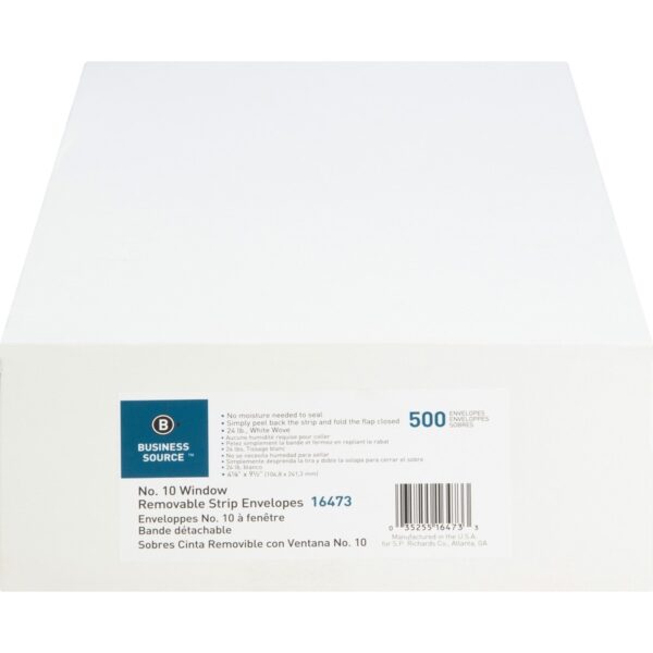 Business Source Security Tint Window Envelopes - Image 2