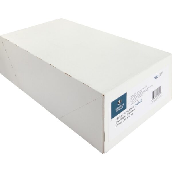 Business Source Heavy-duty Metal Clasp Envelopes - Image 3