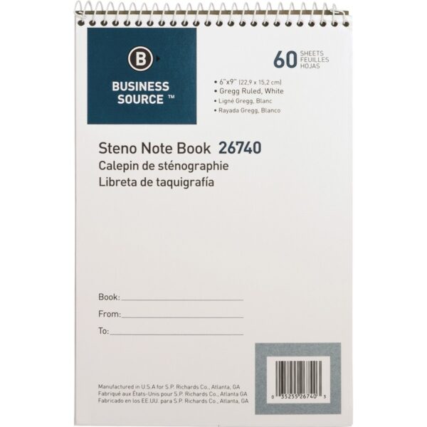 Business Source Steno Notebook - Image 2