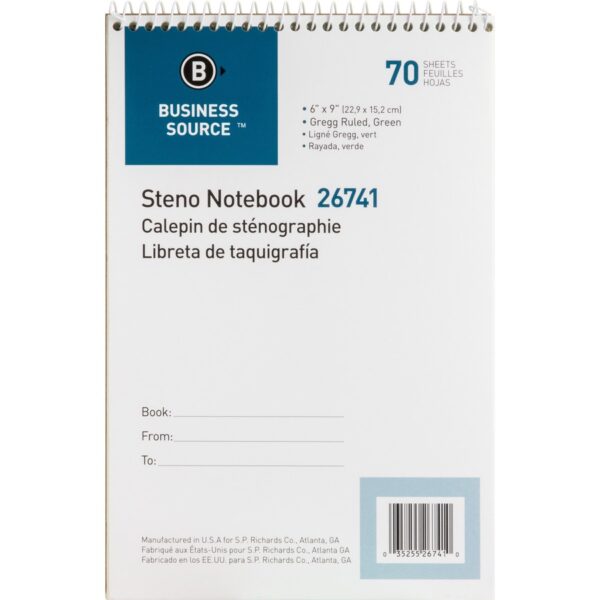 Business Source Steno Notebook - Image 2