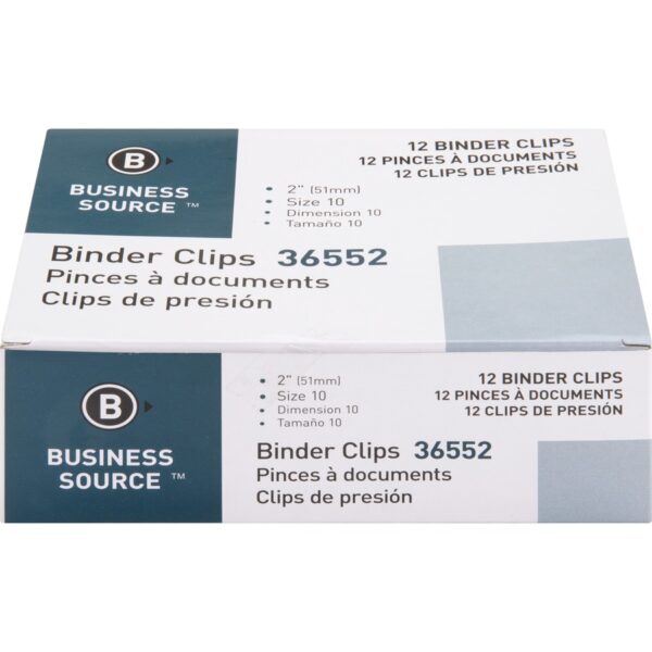 Business Source Fold-back Binder Clips - Image 4