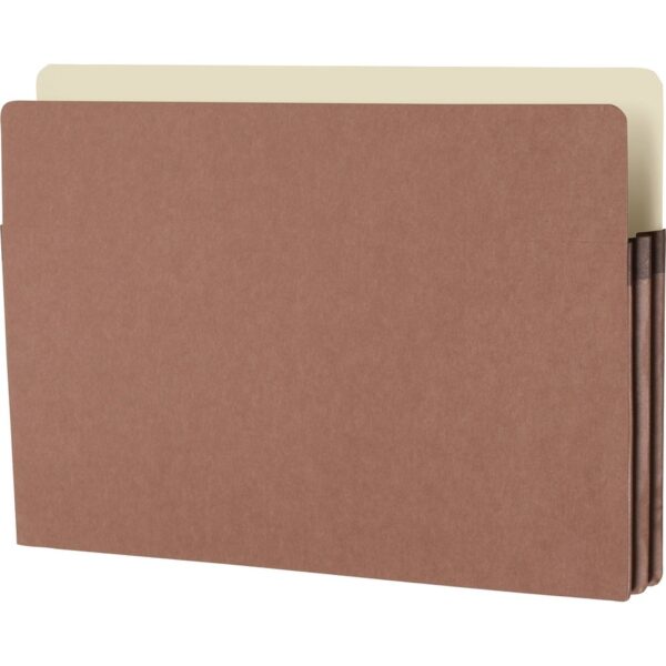 Business Source Straight Tab Cut Legal Recycled File Pocket - Image 2