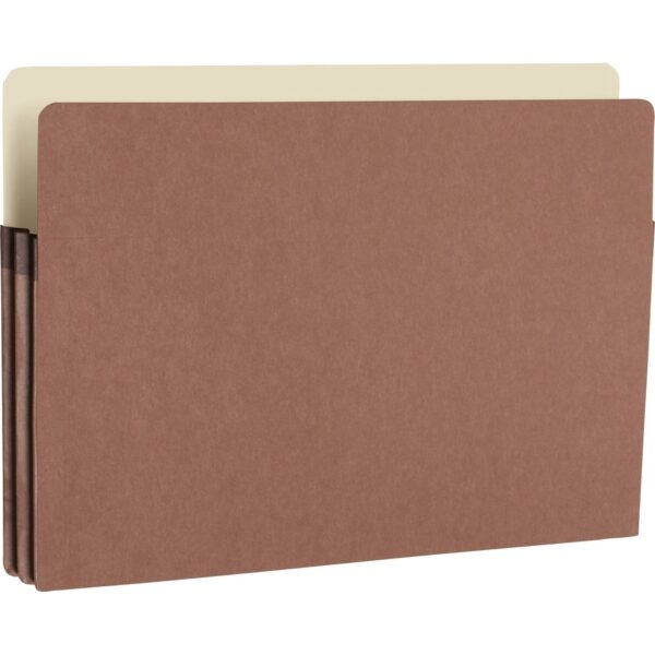 Business Source Straight Tab Cut Legal Recycled File Pocket - Image 3