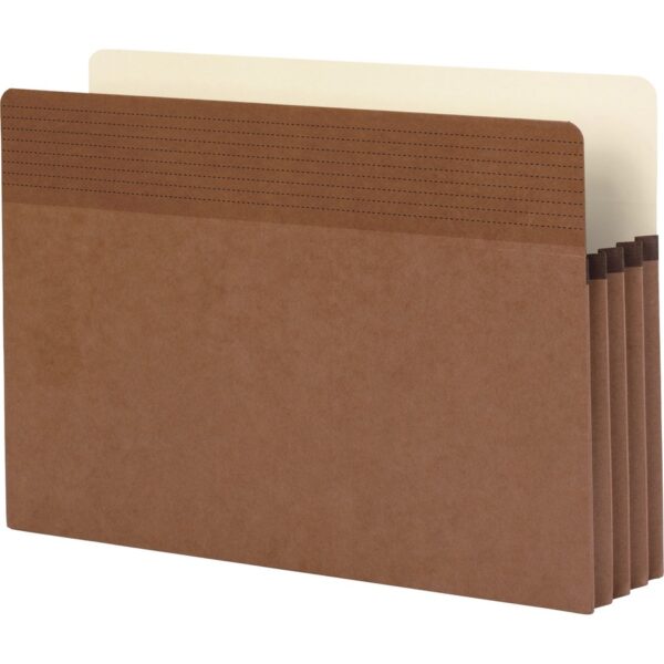 Business Source Straight Tab Cut Legal Recycled File Pocket - Image 2