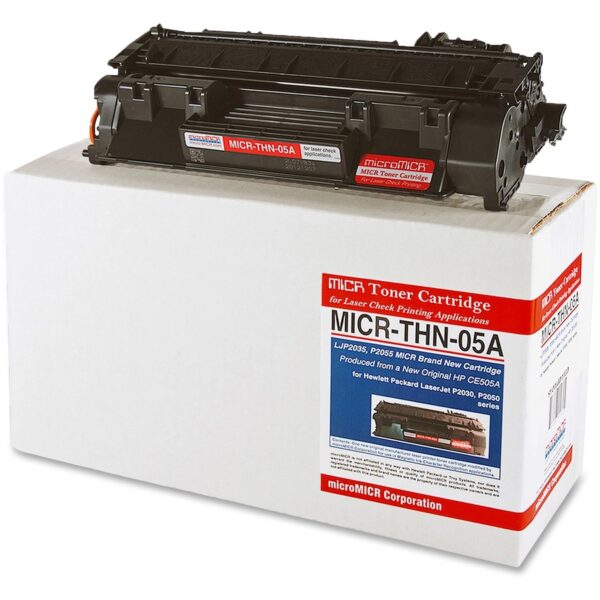 microMICR MICR Laser Toner Cartridge - Alternative for HP CE505A - Black - 1 Each