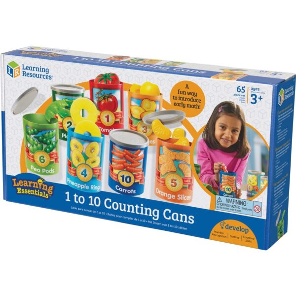 Learning Resources 1-10 Counting Cans Set - Image 2