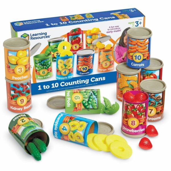 Learning Resources 1-10 Counting Cans Set