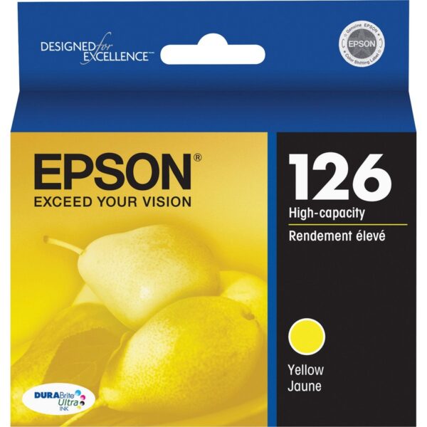 Epson DURABrite 126 Original Inkjet Ink Cartridge - Yellow - 1 Each - Image 2