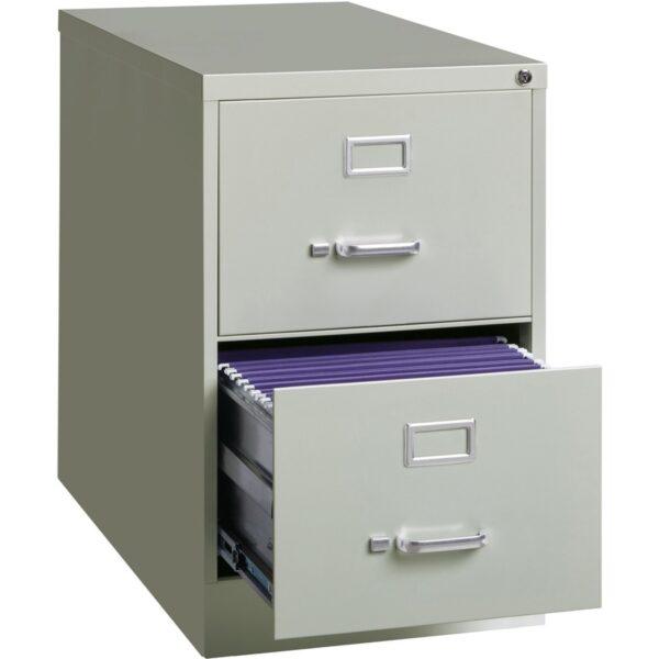 Lorell Fortress Series 26-1/2" Commercial-Grade Vertical File Cabinet - Image 3