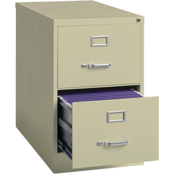 Lorell Fortress Series 26-1/2" Commercial-Grade Vertical File Cabinet - Image 3