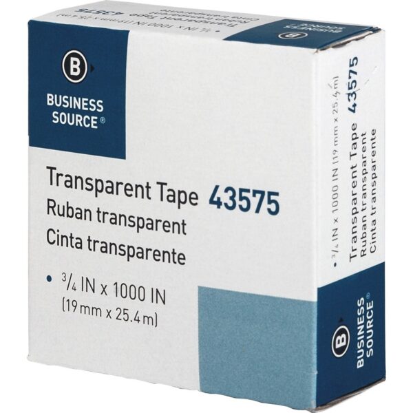 Business Source All-purpose Transparent Glossy Tape - Image 3