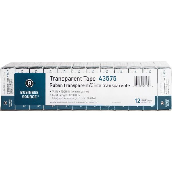 Business Source All-purpose Transparent Glossy Tape - Image 5