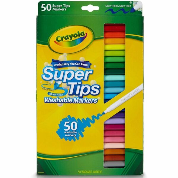 Crayola Super Tips 50-count Washable Markers - Image 4