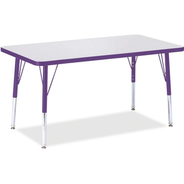 Jonti-Craft Berries Elementary Height Color Edge Rectangle Table