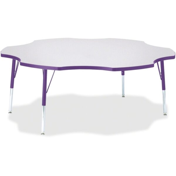 Jonti-Craft Berries Elementary Height Prism Six-Leaf Table