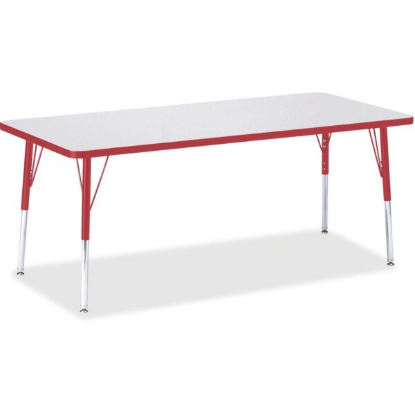 Jonti-Craft Berries Elementary Height Color Edge Rectangle Table