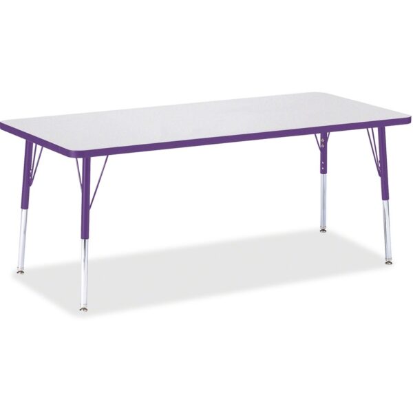 Jonti-Craft Berries Elementary Height Color Edge Rectangle Table