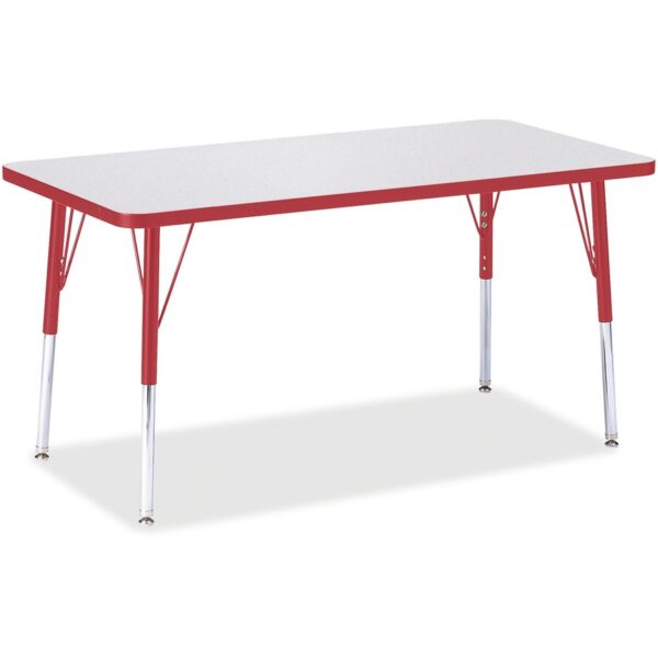 Jonti-Craft Berries Adult Height Color Edge Rectangle Table