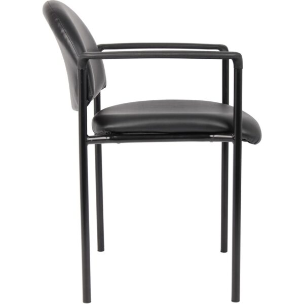 Boss Diamond Stacking Chair with Arm - Image 3