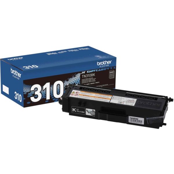 Brother TN310BK Original Laser Toner Cartridge - Black - 1 Each