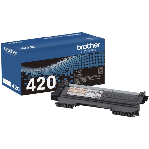 Brother TN420 Original Laser Toner Cartridge - Black - 1 Each