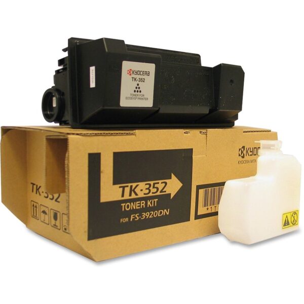 Kyocera TK-352 Original High Yield Laser Toner Cartridge - Black - 1 Each