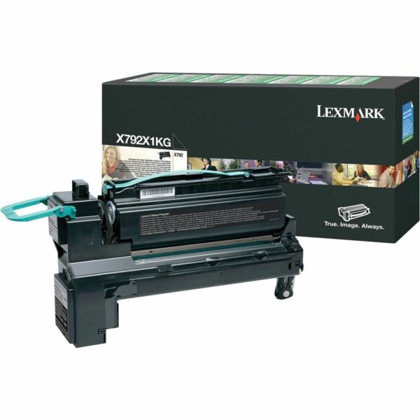 Lexmark X792X1KG Original Laser Toner Cartridge - Black - 1 Each