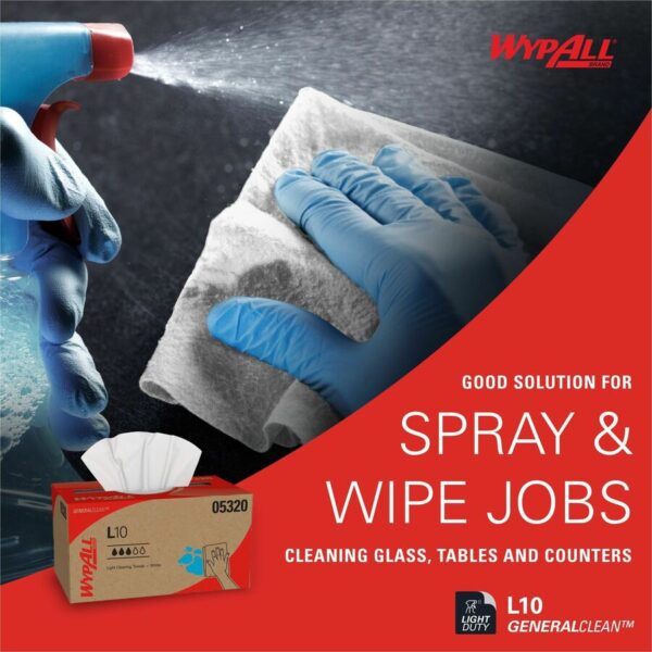 Wypall GeneralClean L10 Light Cleaning Towels - Image 4