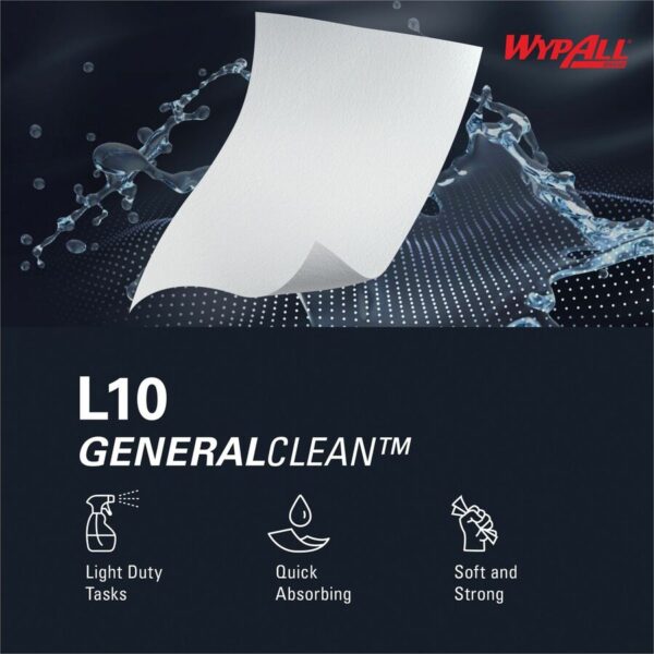 Wypall GeneralClean L10 Light Cleaning Towels - Image 5