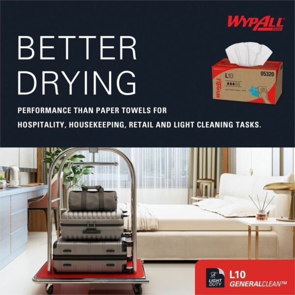 Wypall GeneralClean L10 Light Cleaning Towels - Image 6