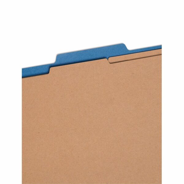 Smead SafeSHIELD 2/5 Tab Cut Letter Recycled Classification Folder - Image 2