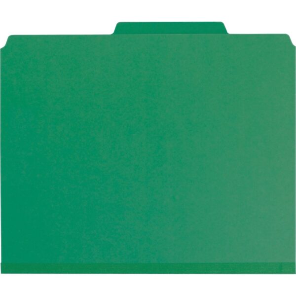 Smead SafeSHIELD 2/5 Tab Cut Letter Recycled Classification Folder - Image 3