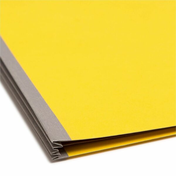 Smead SafeSHIELD 2/5 Tab Cut Letter Recycled Classification Folder - Image 4